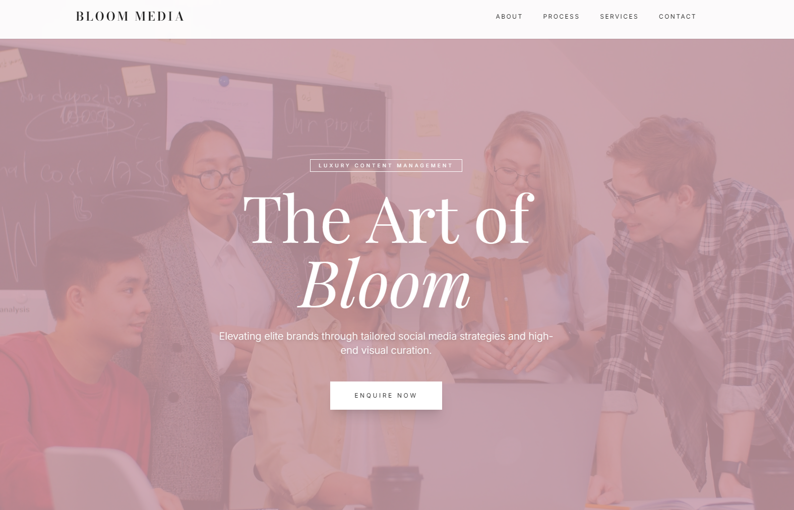Bloom Media Website Design Case Study